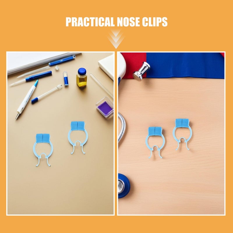 30 Pcs Blue Plastic Respiratory Training Nasal Clips For Pulmonary Function Test And Swimming Exercise - Image 4