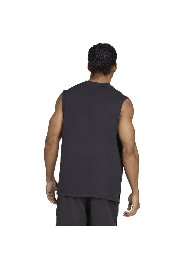 Adidas D4T X Sl Tee Black Training T-Shirts For Men XS