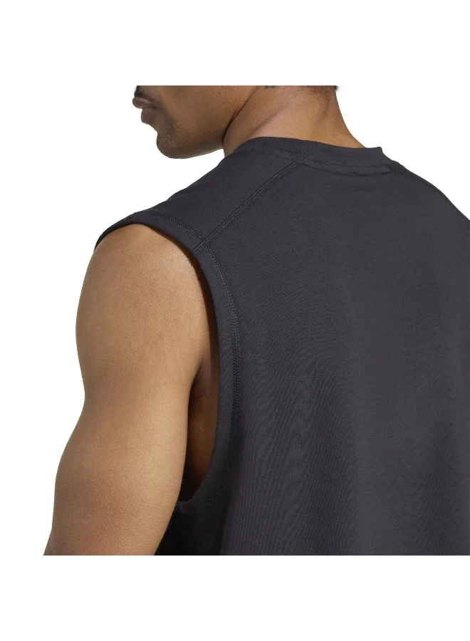 Adidas D4T X Sl Tee Black Training T-Shirts For Men XS