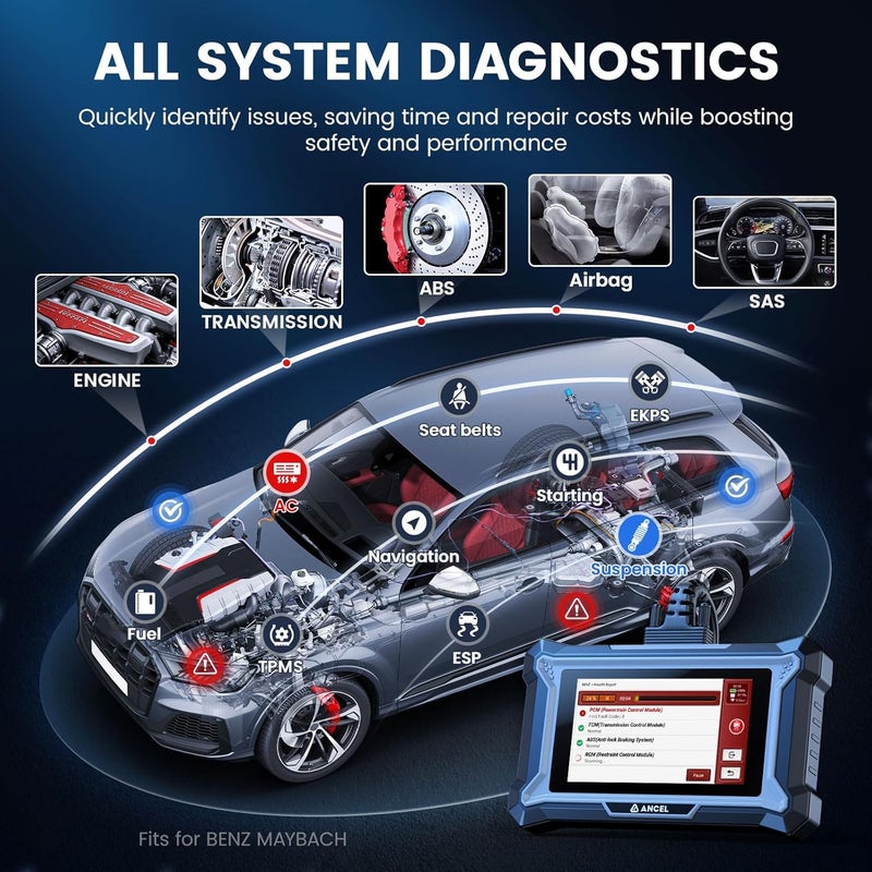 Ancel ANCEL DS160 OBD2 Scanner for Benz Maybach - Image 2