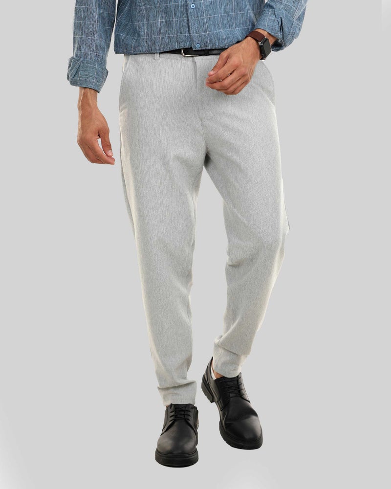 Dott Men's Smart Casual Slim Fit Comfort Trousers - Image 1