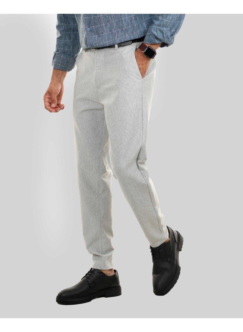 Dott Men's Smart Casual Slim Fit Comfort Trousers - Image 3