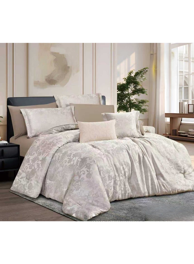 Horse Luxury Jacquard Double Bed Duvet Set - Image 2