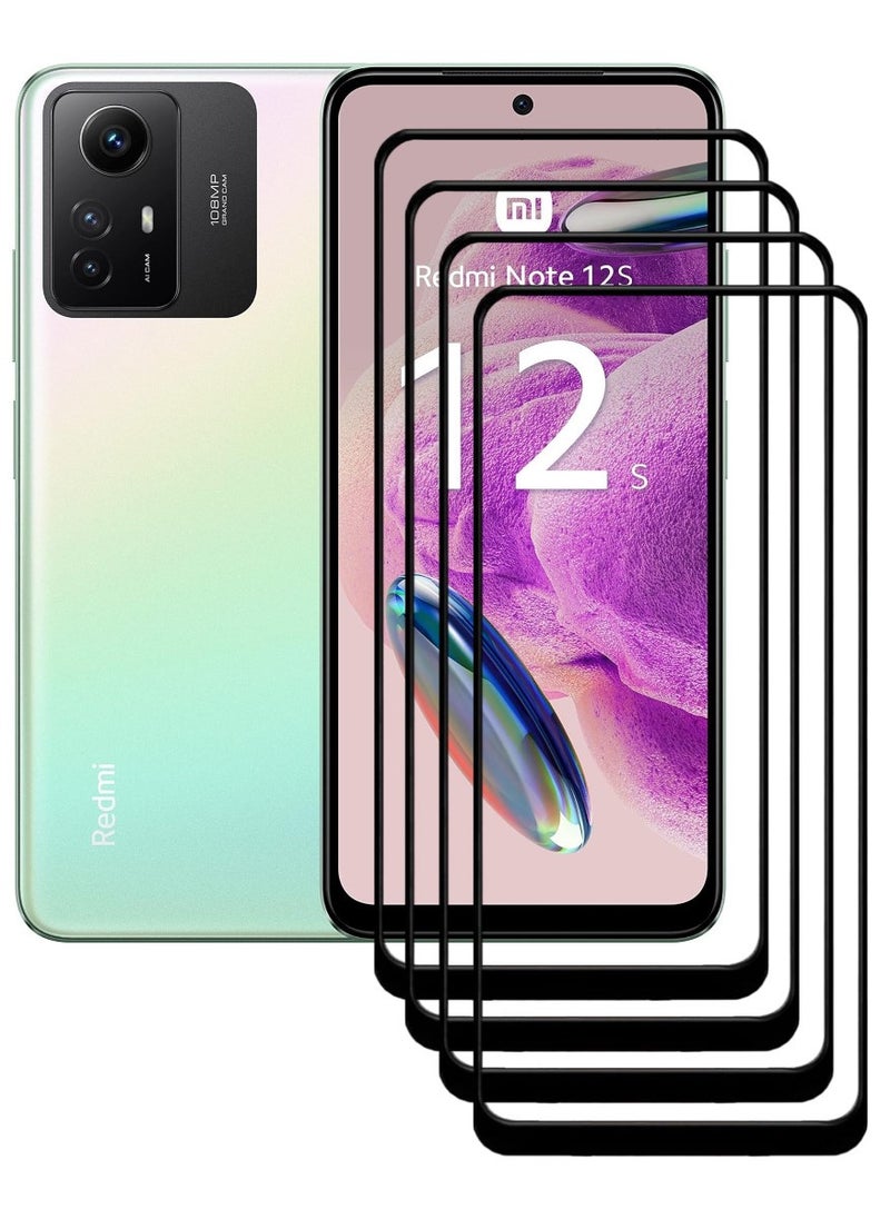 ACLIX 4 Pieces Antistatic ESD Dustproof Premium Quality High Definition Tempered Glass Screen Protector Designed For Xiaomi Redmi Note12S - Image 1