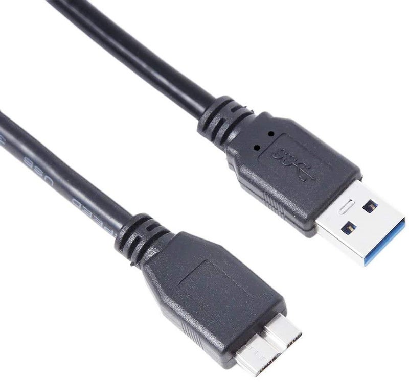 MaxLLTo 6Feet USB 3.0 Data Cable Cord for Western Digital WD My Book External Hard Drive - Image 1