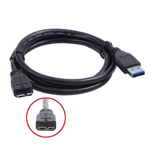 MaxLLTo 6Feet USB 3.0 Data Cable Cord for Western Digital WD My Book External Hard Drive - Image 2