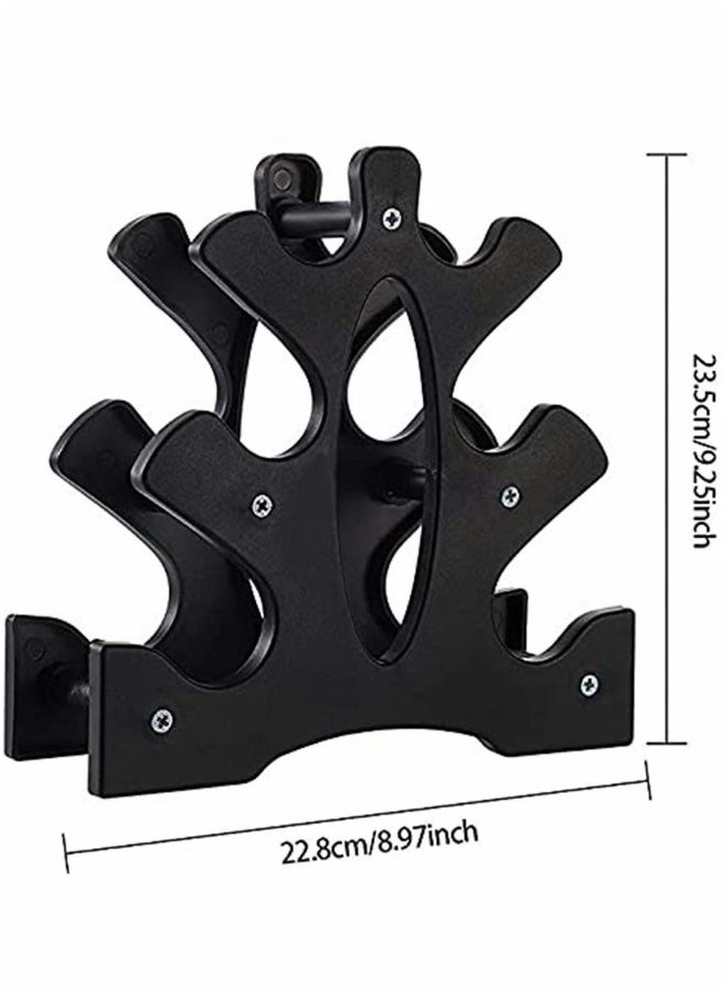 Generic - Dumbbell Rack Stand, 3 Tier Dumbbells Weights Handle Hand Weight Tower, Holds 30 Pounds(Without Dumbbells) - Image 1