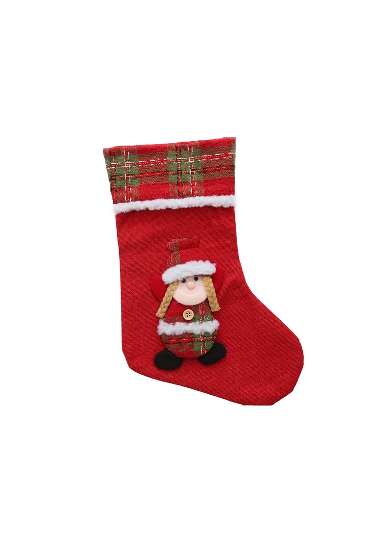 جوارب عيد الميلاد المعلقة كبيرة الحجم لإخفاء الألعاب والهدايا