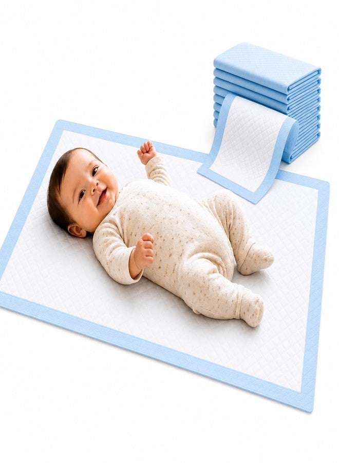 Buyockss 100 Count 90 X 60 Cm Baby Disposable Underpad | Changing Mats | Changing Pads | Baby Waterproof Pads | Waterproof Diaper | Breathable Underpads | Bed Protector| XL Size Mats - Image 1