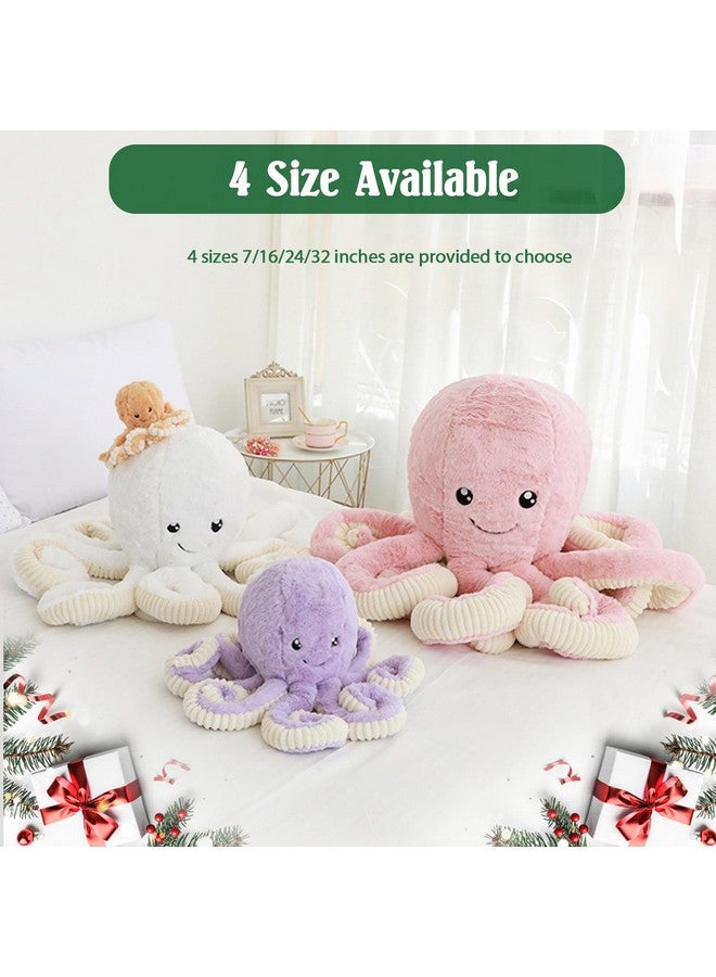 DENTRUN Octopus Stuffed Animals, Giant Octopus Plush Doll Play Toys For Kids Girls Boys Adults Birthday Xmas Halloween Present Stuffed Sea Animals Plushie, 7/16/24/32 Inches, 5 Colors - Image 5