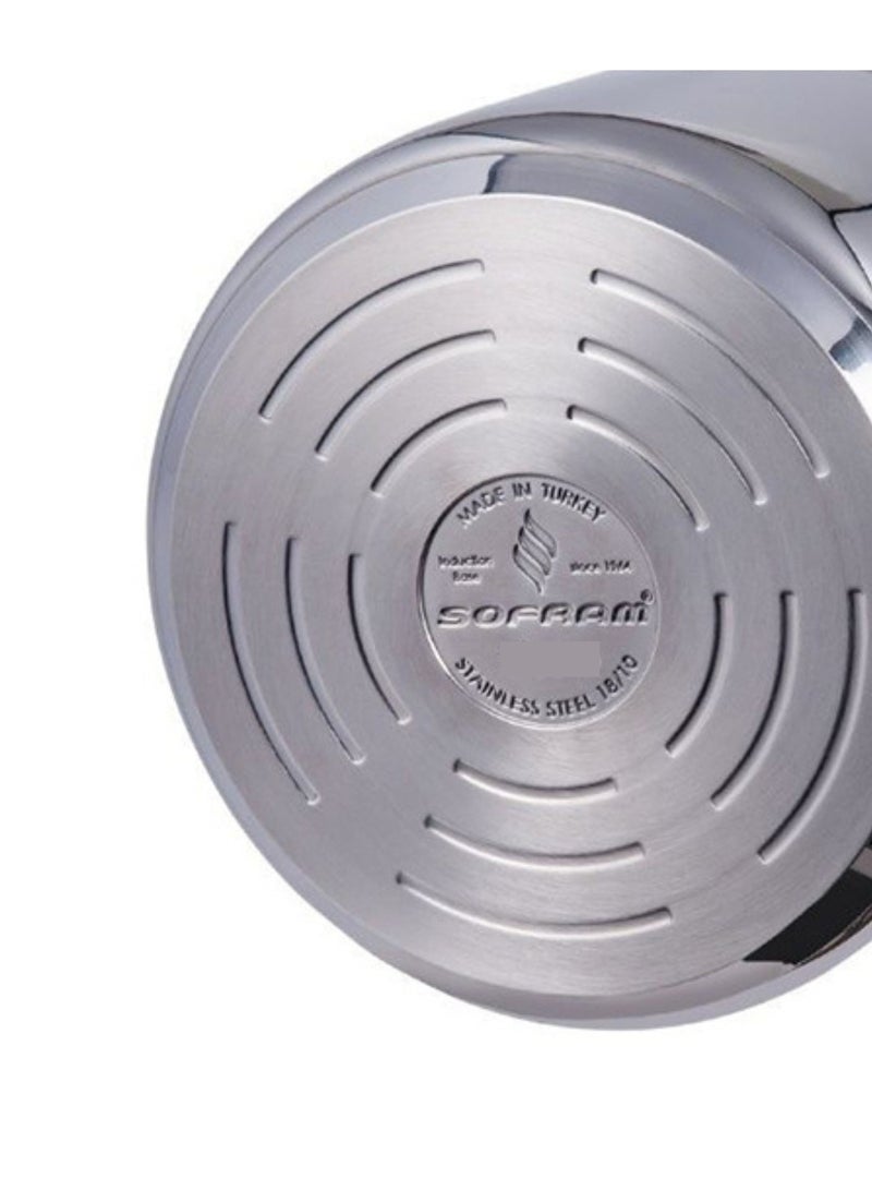 سوفرام كسرولة سوفرام استيل تركي مقاس 14 سم - Image 3