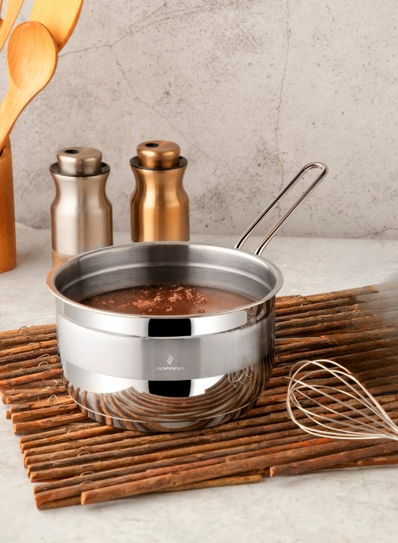 سوفرام كسرولة سوفرام استيل تركي مقاس 14 سم - Image 1