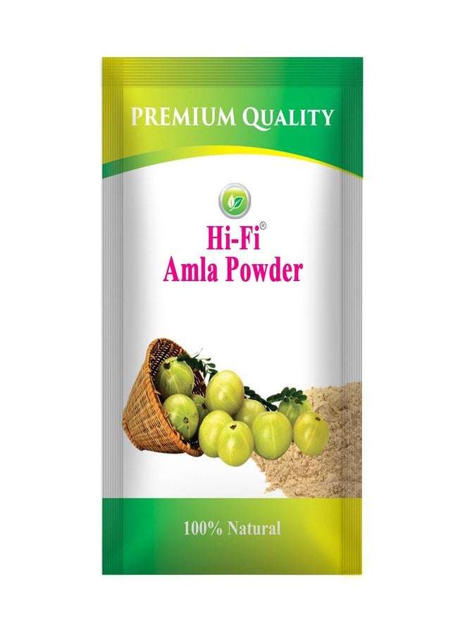 HI-FI 100% Organic Amla Powder | Pure Indian Gooseberry for Hair Growth, Stronger Roots, Dandruff Control & Natural Shine | Skin Brightening & Spot Clearing | Fine Powder for Hair & Skin Care | Men & Women | 80gm (Pack of 2) - Image 1