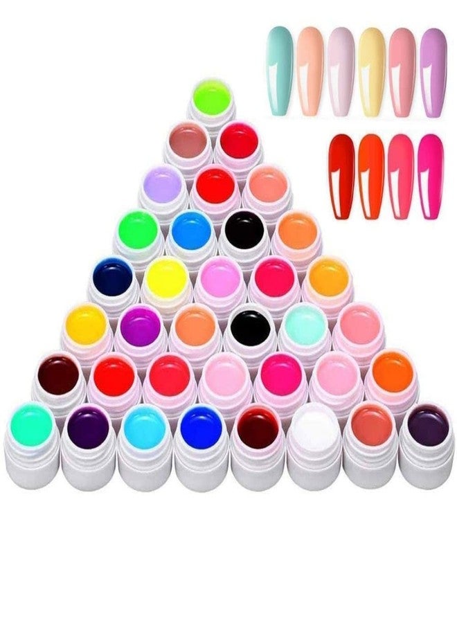PRO ROOP 36 Colors Gel Paint for Nail Art, Gel Nail Polish Kit Painting Gel for Nail Art Design Gel Nail Polish for Salon DIY Nail Design Set - Image 1