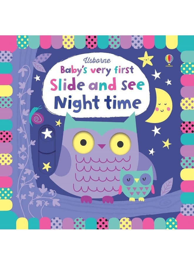 Usborne Publishing Ltd Baby's Very First Slide and See Night time  - Image 2
