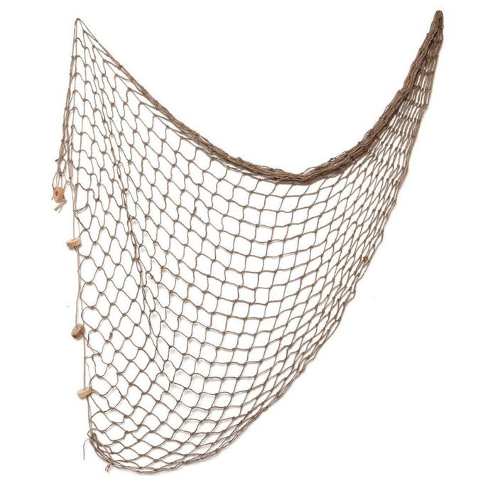 DECORATIVE FISHING NET DECOR NATURAL FISH NET PARTY DECORATION FISH NET DECORATION FOR WALL HOME DECORATION PHOTOGRAPHING ACCESSORY 80X40 INCH