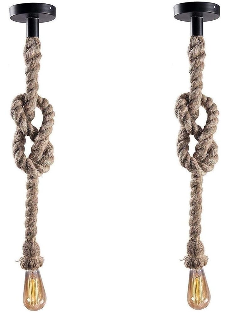 SUN SHINE Pendant Rope Lights for Ceiling Hanging Lights  - Image 1