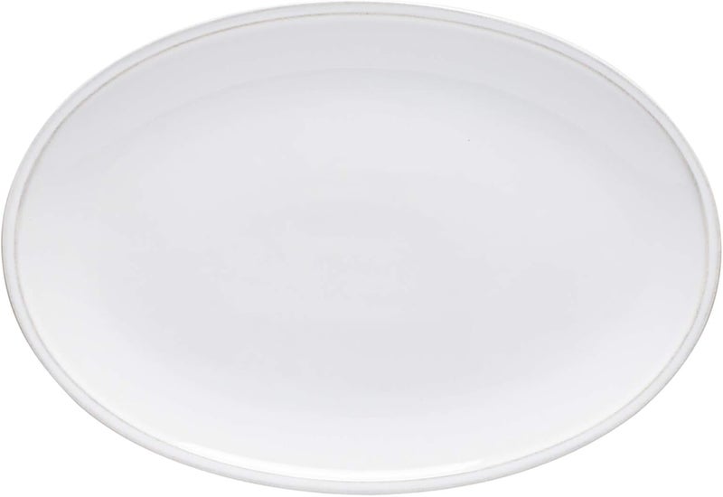 Costa Nova Friso collection Stoneware Serveware Steak plate white 13 - Image 1