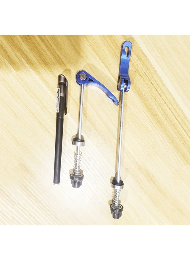 2Pcs Silvery Black Mountain Bike Hubs with Extended Quick Release Axles Repair Tools - Image 5