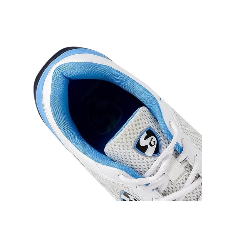 SG Scorer White/Aqua Cricket Shoes, UK 11 / EU 45 - Image 4