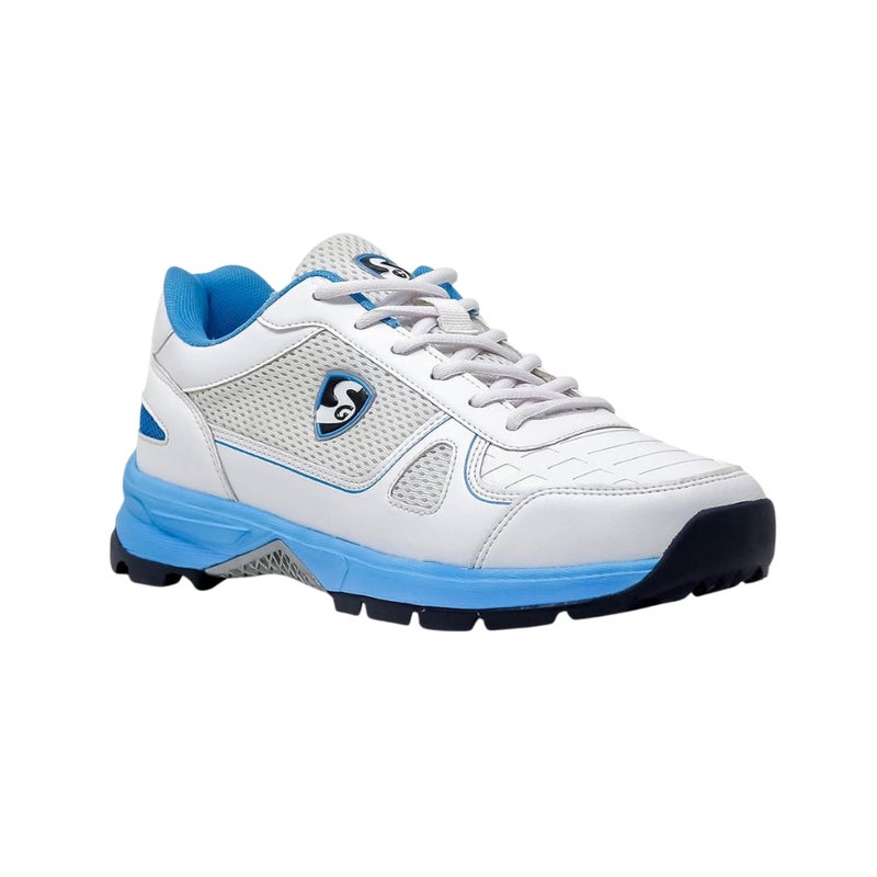 SG Scorer White/Aqua Cricket Shoes, UK 11 / EU 45 - Image 2