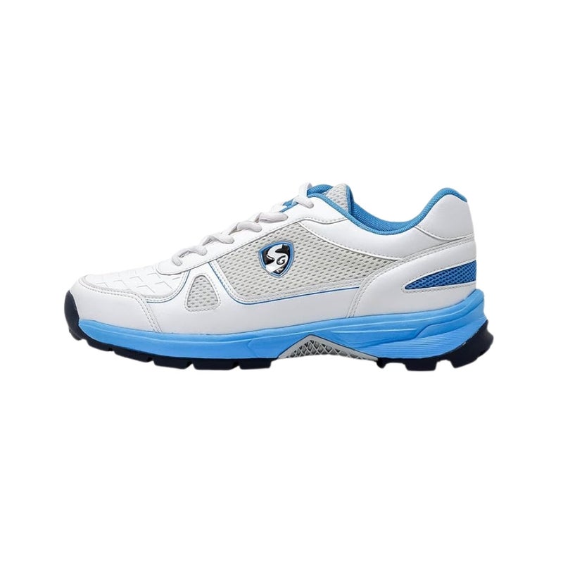 SG Scorer White/Aqua Cricket Shoes, UK 11 / EU 45 - Image 3