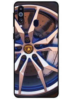 EYE CATCH Protective Case Cover For Samsung Galaxy M40 Smart Series Printed Protective Case Cover for Samsung Galaxy M40 Lamborghini Car Wheel  - Image 1
