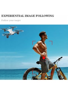 DIGI CORE Pihot Mini Drone RC Drone Multifunctional P10 Follow Me, Gesture Control, Gesture Photo, Gesture Recording, Altitude Hold, One Key Lift, Route Planning & Auto Home Grey  - Image 2
