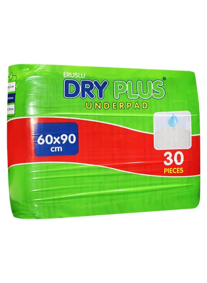 Dry Plus - 30 Piece Bed Protection Underpads - Image 1