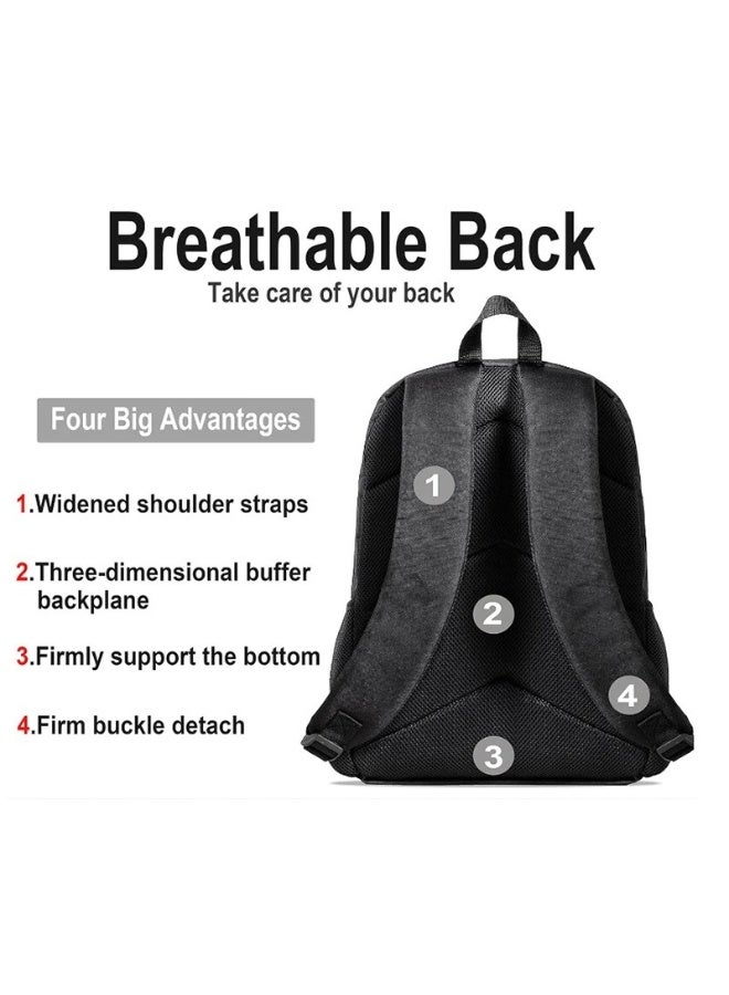 Naruto The new Naruto backpack, pencil case, shoulder bag, three-piece suit, men's and women's leisure sports travel backpack, large-capacity backpack for students to start school - Image 2