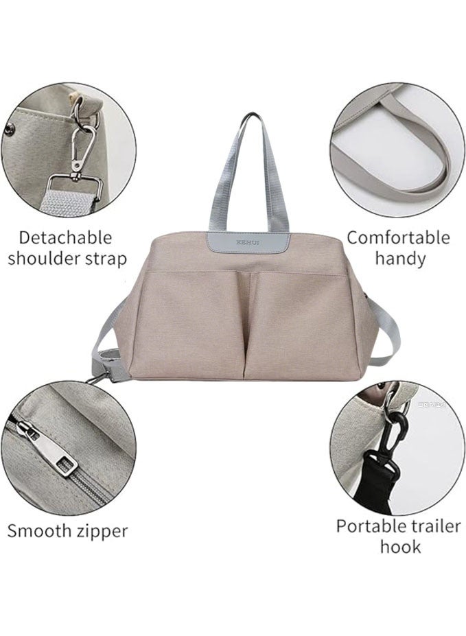 حقيبة حفاضات متعددة الوظائف مع وسادة تغيير - سعة كبيرة للأمهات، مقاومة للماء، وحقيبة مثالية للوالدين دائمي التنقل - Image 4