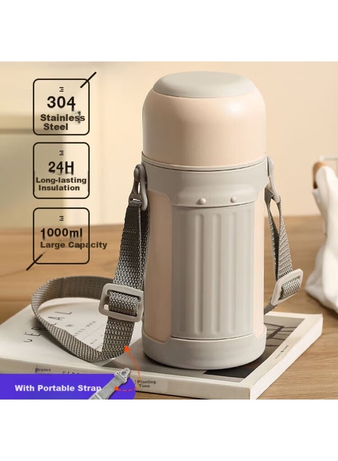 UPSTYLE Youjia Liangpin Large Capacity Household Thermos Flask 304 Stainless Steel Insulated Hot Water Kettle - Image 3