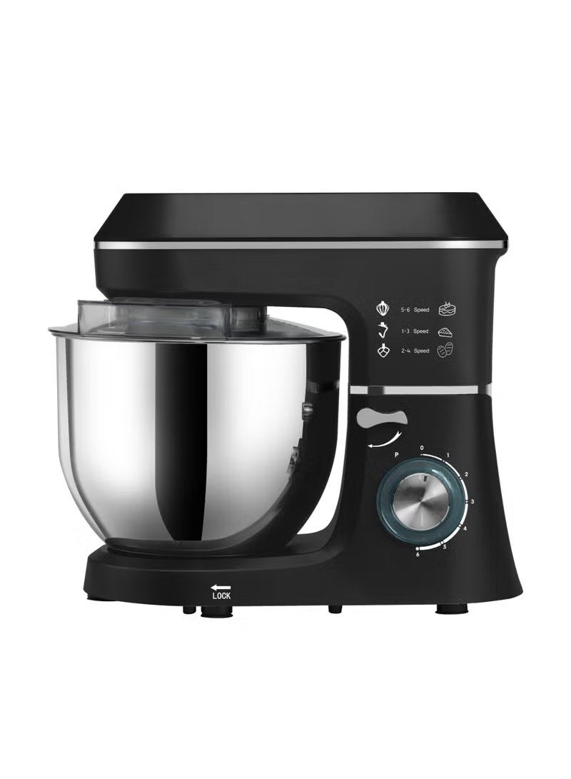 Stand Mixer 6L Kitchen Appliance 1100W – Electric Food Mixer with Stainless Steel Bowl, Dough Hook, Beater & Whisk, Low Noise, Stable Base for Baking, Kneading & Mixing - Image 1