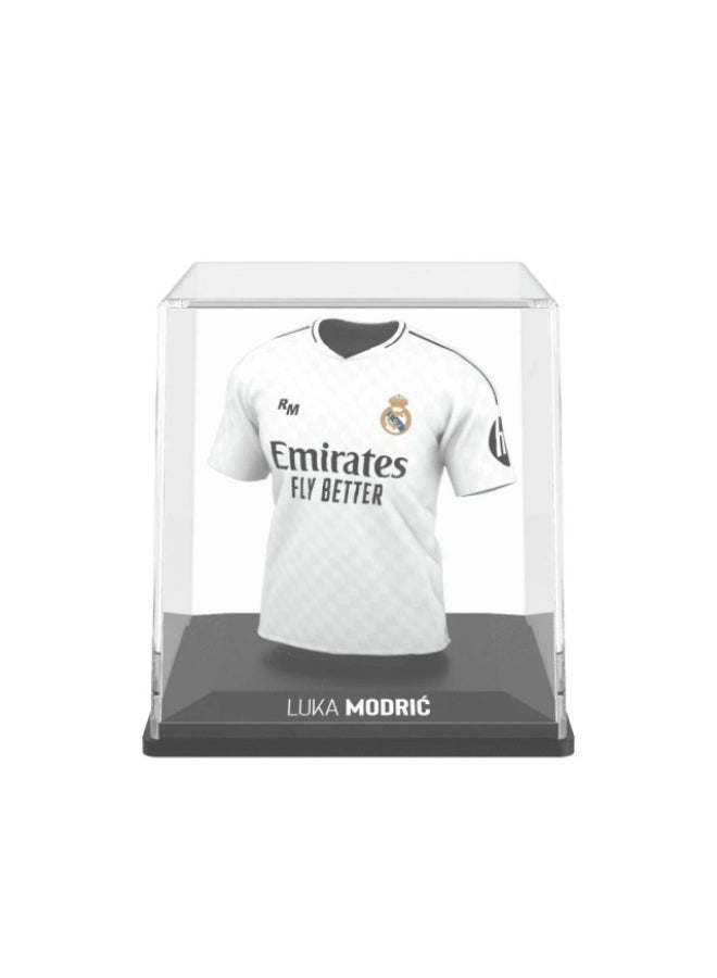 Splink Real Madrid Luka Modric Home Jersey Display Case,Official Licensed Collectible, 2024/25 - Image 1