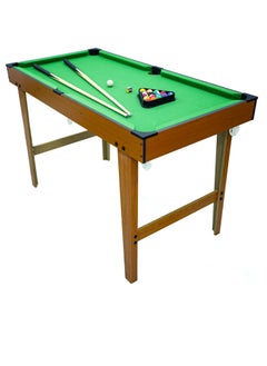 Sky Land 48-Inch Tabletop Billiards Set - Compact and Portable Pool Table Game for Kids and Adults - Includes 2 Cue Sticks, Chalk, Complete Set of Pool Balls - Ideal for Home, Office, Game Rooms, and Party Entertainment - Easy Assembly  - Image 1
