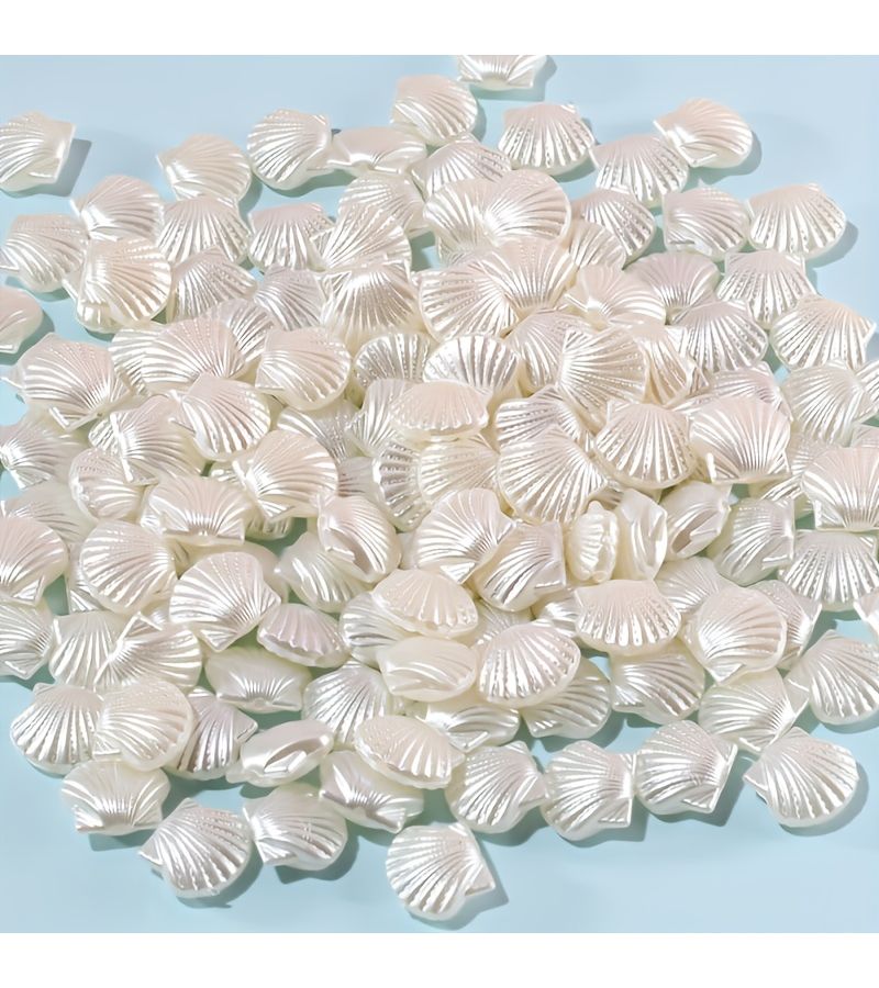 300pcs ABS Plastic Heart Shaped Beads For DIY Jewelry Crafting Assorted - Image 1
