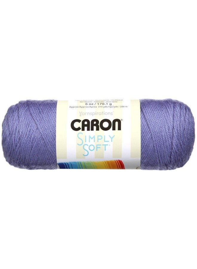 CARON Simply Soft Yarn Solids (3Pack) Lavender Blue H970039756 