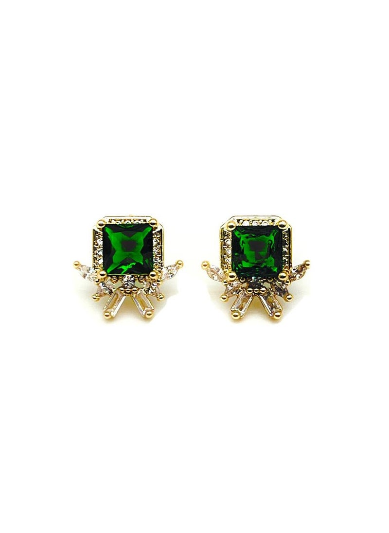 FLUFFY Sparkly Square Earrings 