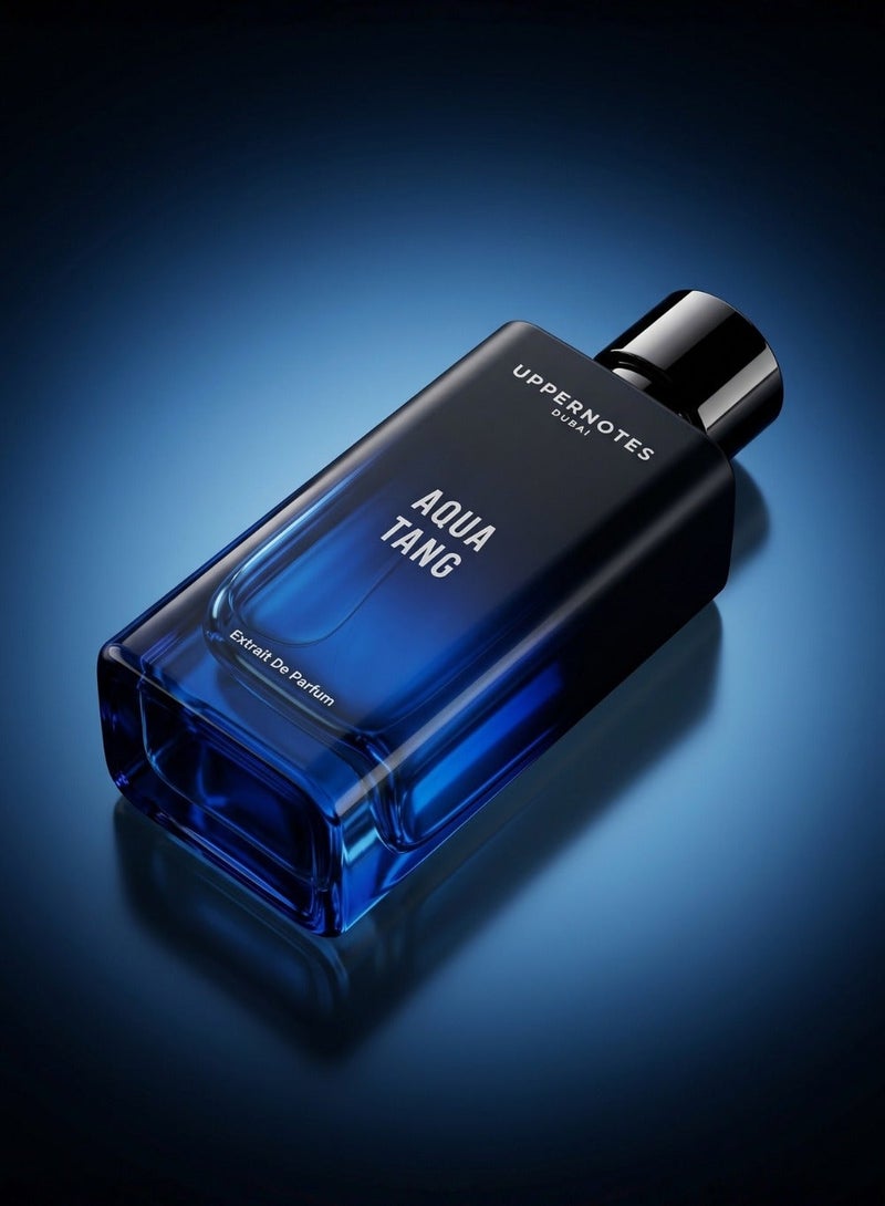 UpperNotes Aqua Tang Extrait De Parfum Unisex 80ml | Bergamot Pear Mandarin Cedar Musky Powdery | Fresh Clean Long Lasting Office Fragrance UAE - Image 3