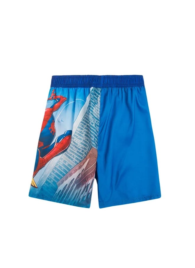 Spiderman Boys Swim Shorts - Blue