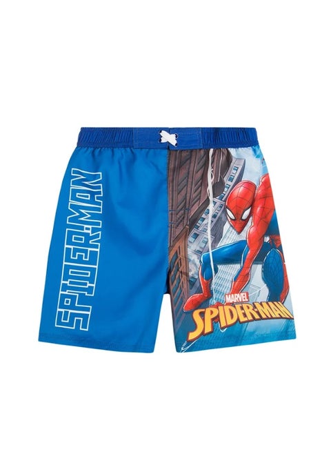 Spiderman Boys Swim Shorts - Blue