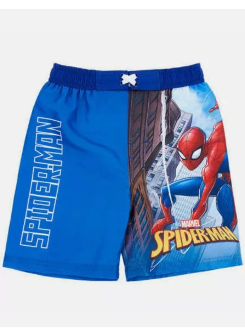 Spiderman Boys Swim Shorts - Blue