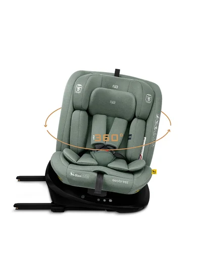 neobreez I-VILO 360° Rotatable ISOFIX All-in-1 Convertible Baby Toddler Kids Child Car Seat, I-Size ECER129,  Recline&Adjustable,  Side Impact Protection,  Memory Foam 0-12Yrs (40-150Cm/0-36Kg),  Group 0+/1/2/3
