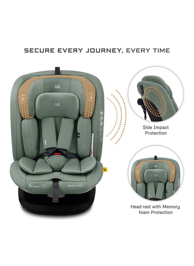neobreez I-Vilo Swivel 360° Rotatable Convertible Baby Infant Toddler Car Seat, I-Size Ecer129, Isofix, Recline & Adjustable, Side Impact Protection, Memory Foam 0-12Yrs (40-150Cm/0-36Kg), Group 0+/1/2/5  - Image 2
