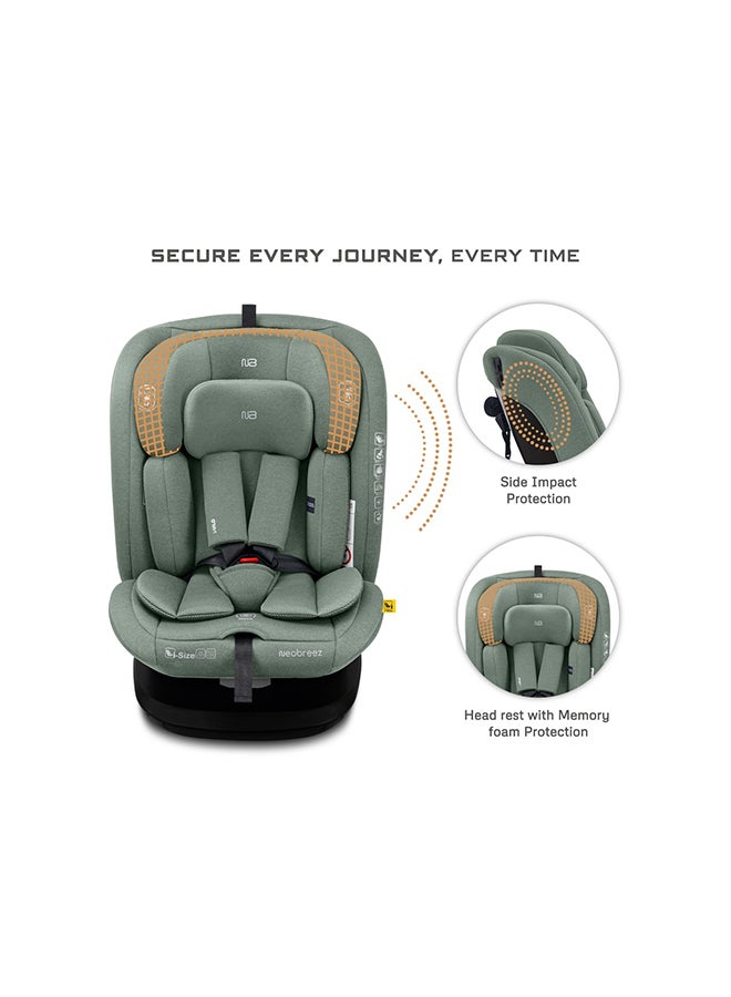 neobreez I-VILO 360° Rotatable ISOFIX All-in-1 Convertible Baby Toddler Kids Child Car Seat, I-Size ECER129,  Recline&Adjustable,  Side Impact Protection,  Memory Foam 0-12Yrs (40-150Cm/0-36Kg),  Group 0+/1/2/3 - Image 3