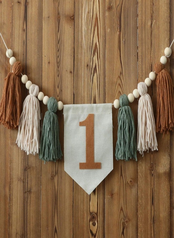 Ereniko Handmade Boho 1st Birthday High Chair Banner Party Decoration For Girl Baby Shower Wall Hangings Decorative For Kids Bedroom - Image 4