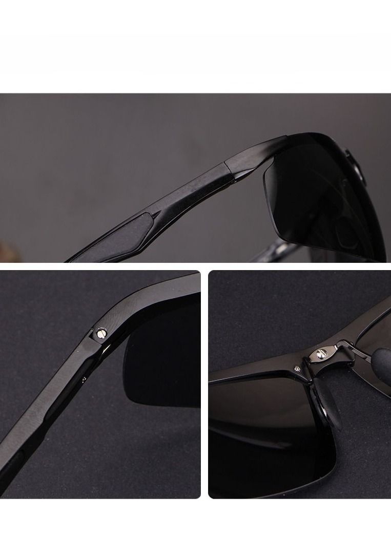 HDCRAFTER New polarized frameless all aluminum magnesium sports driving cycling glasses - Image 5