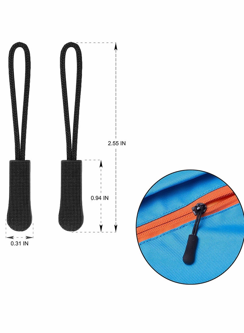 Premium Zipper Pull Replacement Straps and Tags for Luggage Backpacks Jackets Purses and Handbags Fix Your Zippers Easily  - Image 2