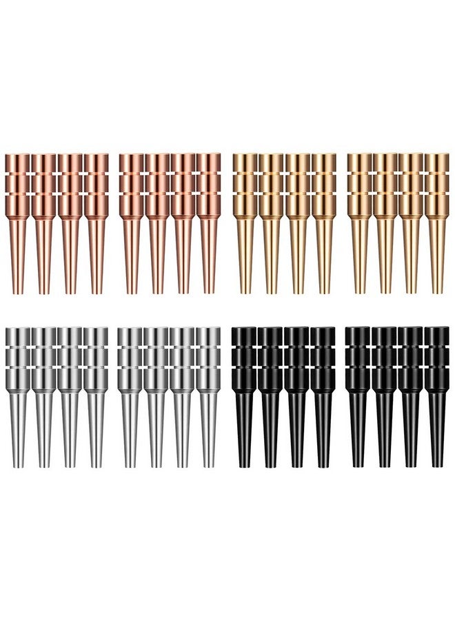 Odowalker 32Pcs Metal Cribbage Pegs Fit 1/8 Holes Size Cribbage Board Pegs, Premium Cribbage Peg with a Tapered Design for Cribbage Traditional Board Game, 4 Colors - Image 1