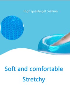 Arabest Gel seat Cushion, Non-Slip Orthopedic Gel, Memory Foam Coccyx Cushion, Office Chair Car seat Cushion(with Dust Cover)  - Image 2